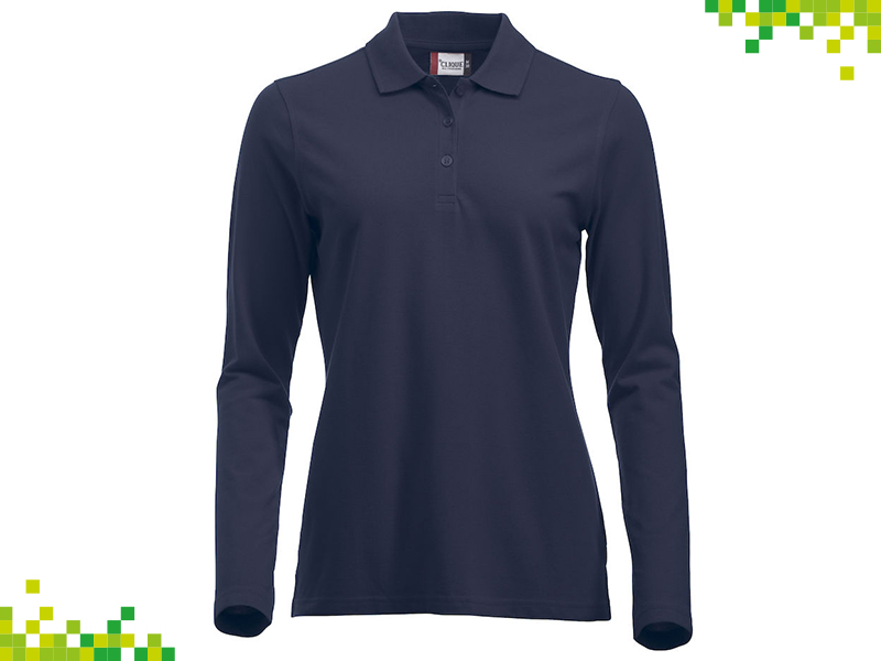 Polo Colorata Donna Manica Lunga Loretoprint